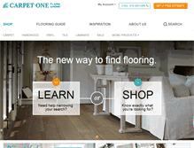 Tablet Screenshot of carpetonenwa.com